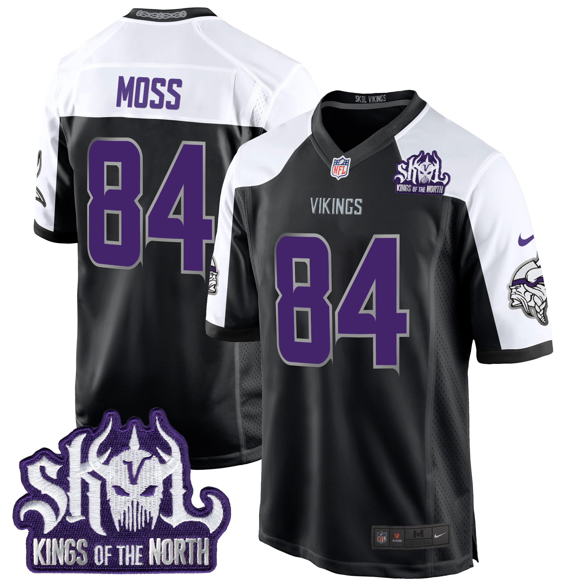 Men's Minnesota Vikings 2024 Winter Warrior Skol Patch Game Jersey - All Stitched - Image 27