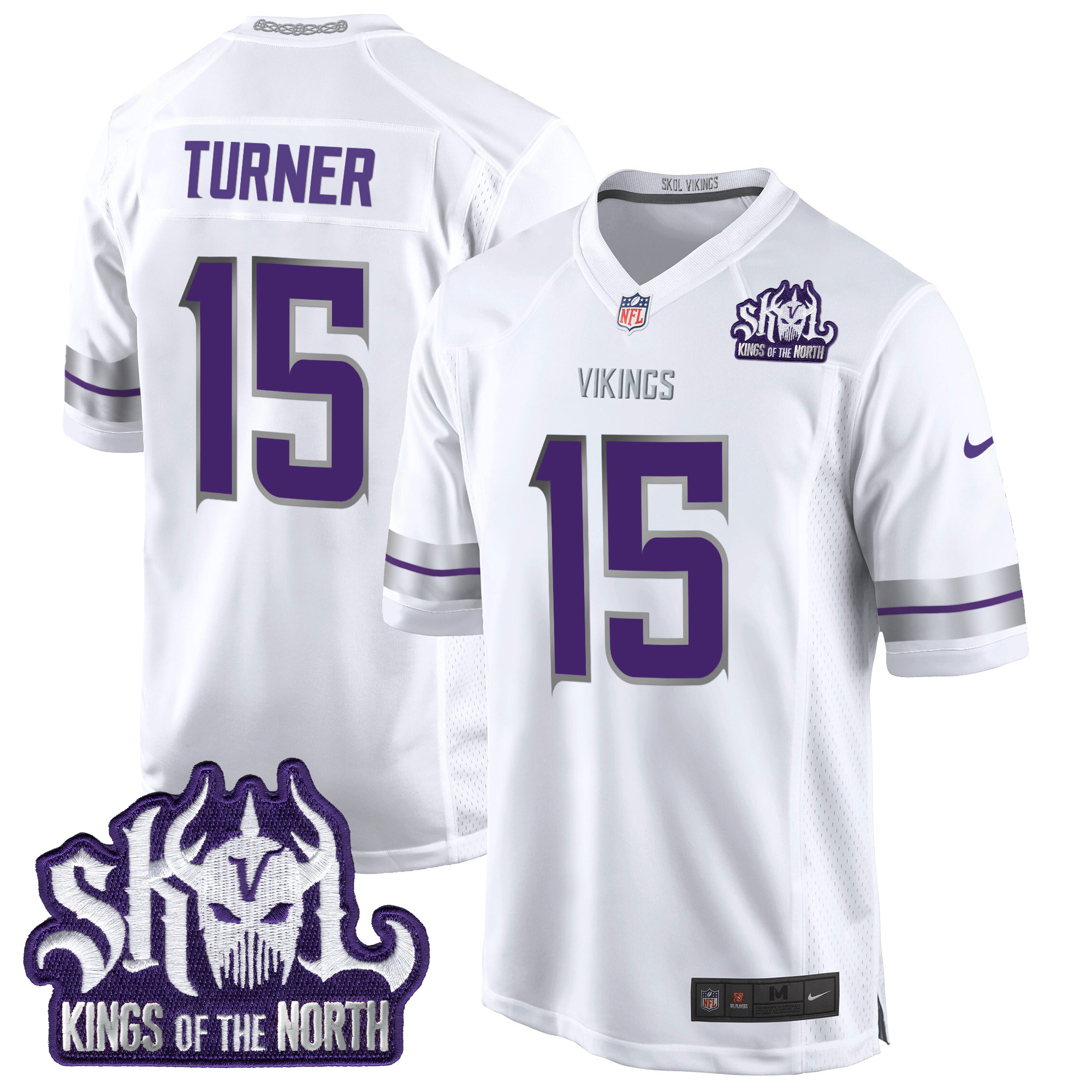 Men's Minnesota Vikings 2024 Winter Warrior Skol Patch Game Jersey - All Stitched - Image 13