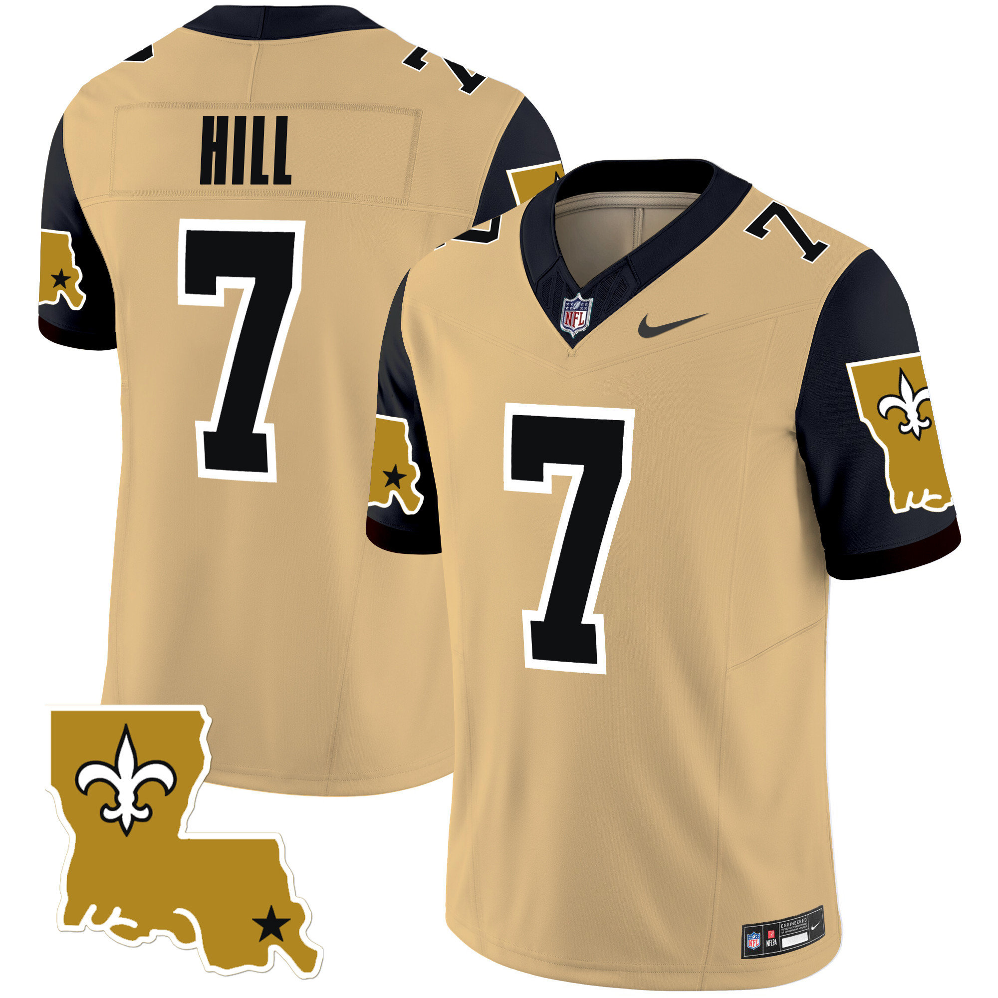 Men's New Orleans Saints 1987 Legacy Vapor Limited Jersey V2 - All Stitched - Image 28