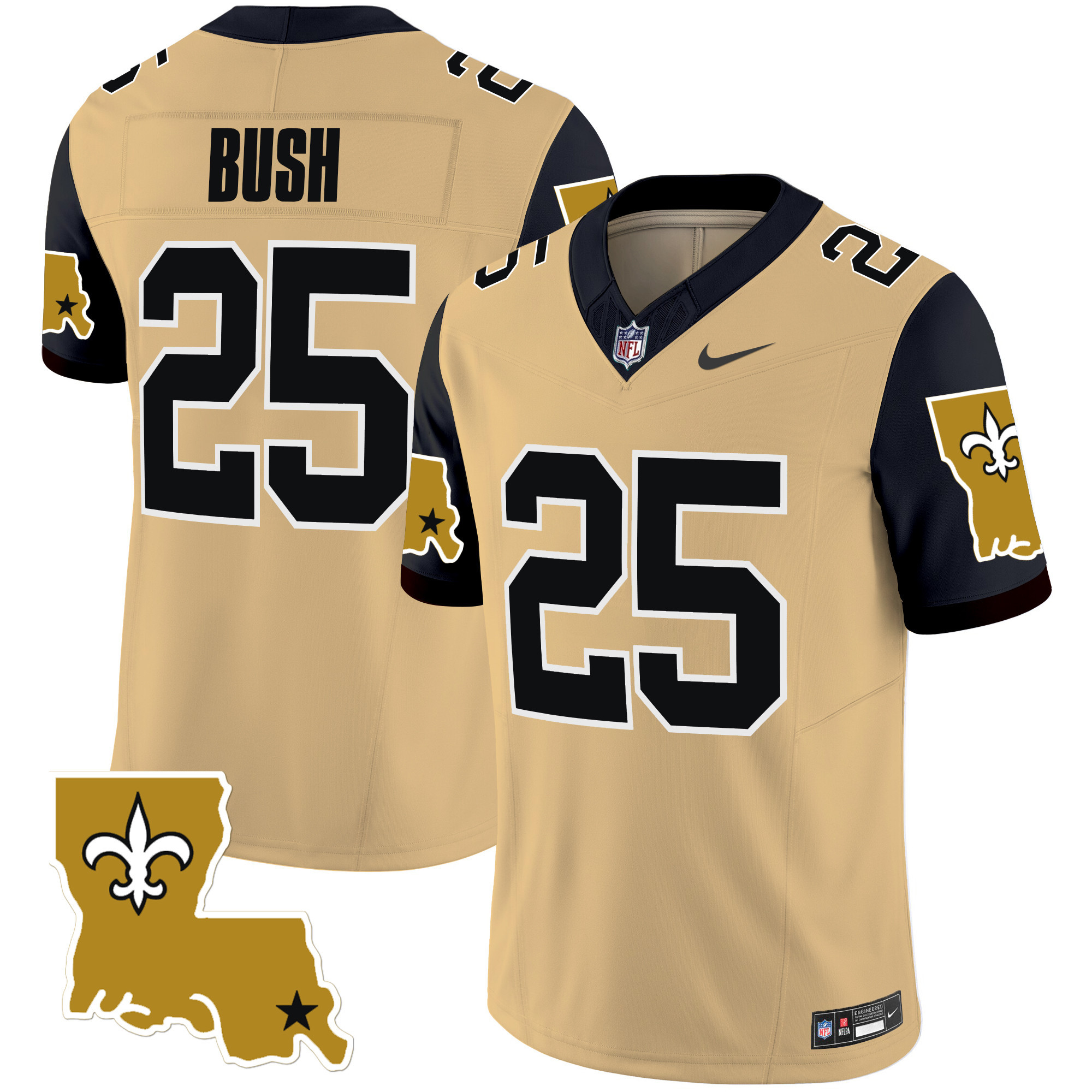Men's New Orleans Saints 1987 Legacy Vapor Limited Jersey V2 - All Stitched - Image 30