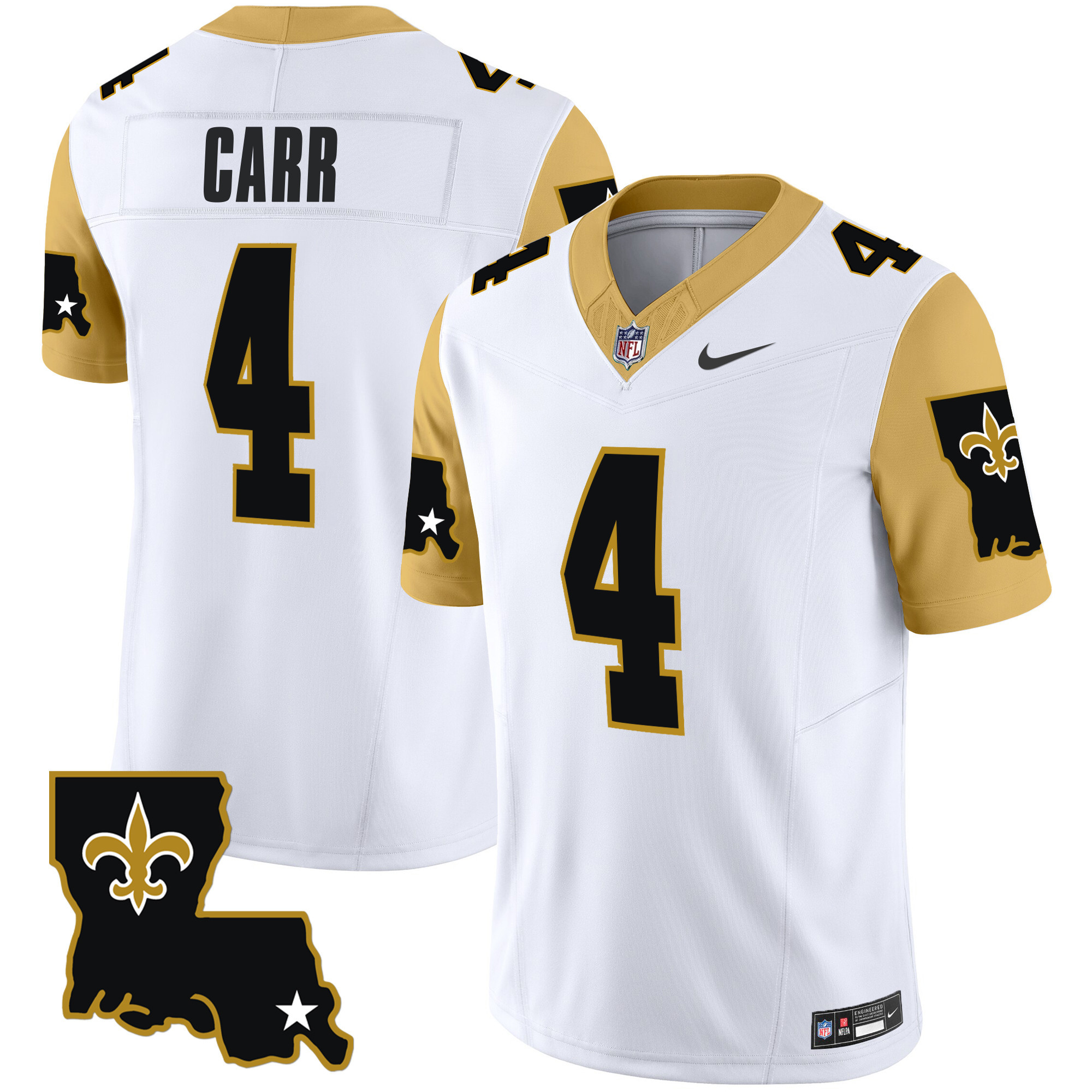 Men's New Orleans Saints 1987 Legacy Vapor Limited Jersey V2 - All Stitched - Image 5
