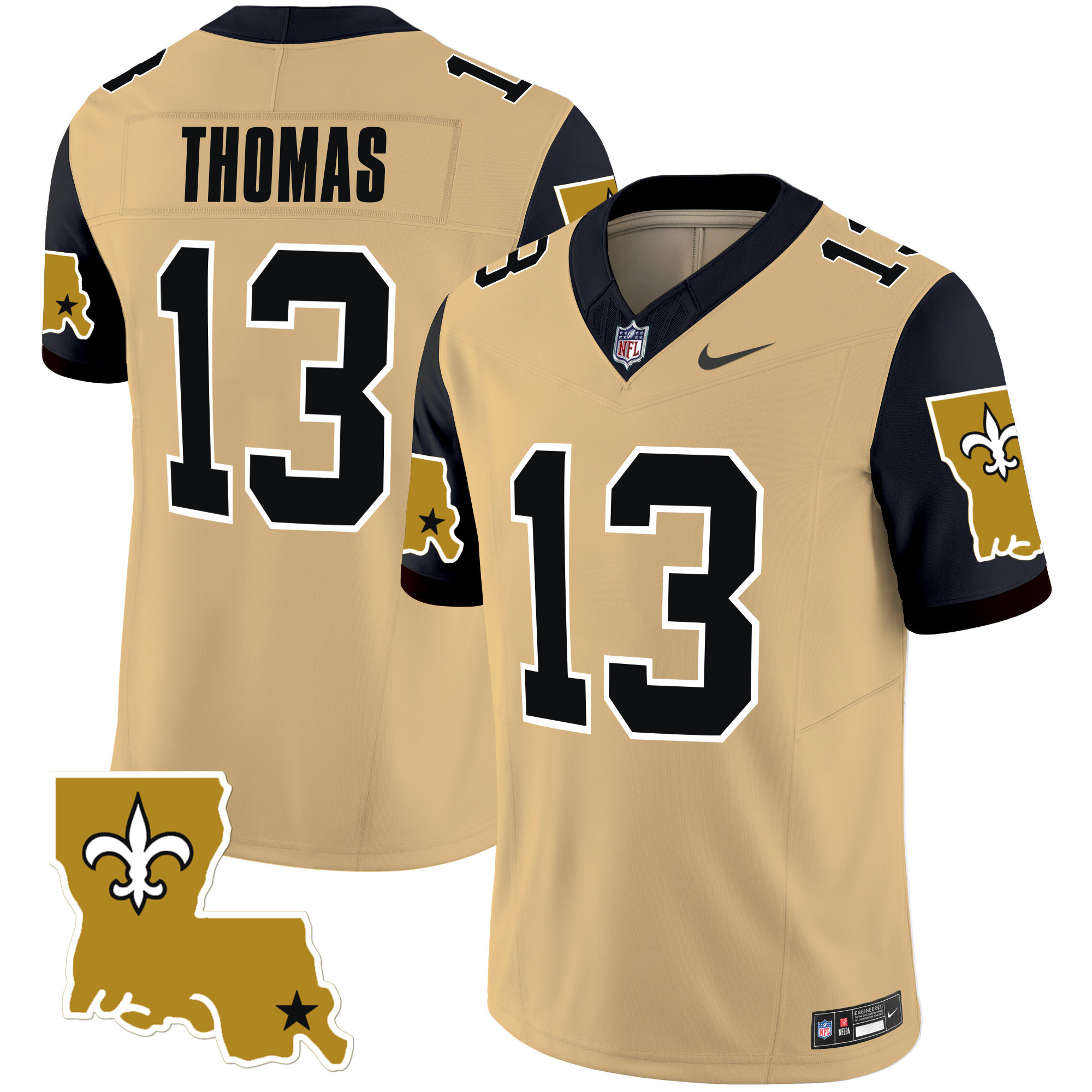 Men's New Orleans Saints 1987 Legacy Vapor Limited Jersey V2 - All Stitched - Image 27