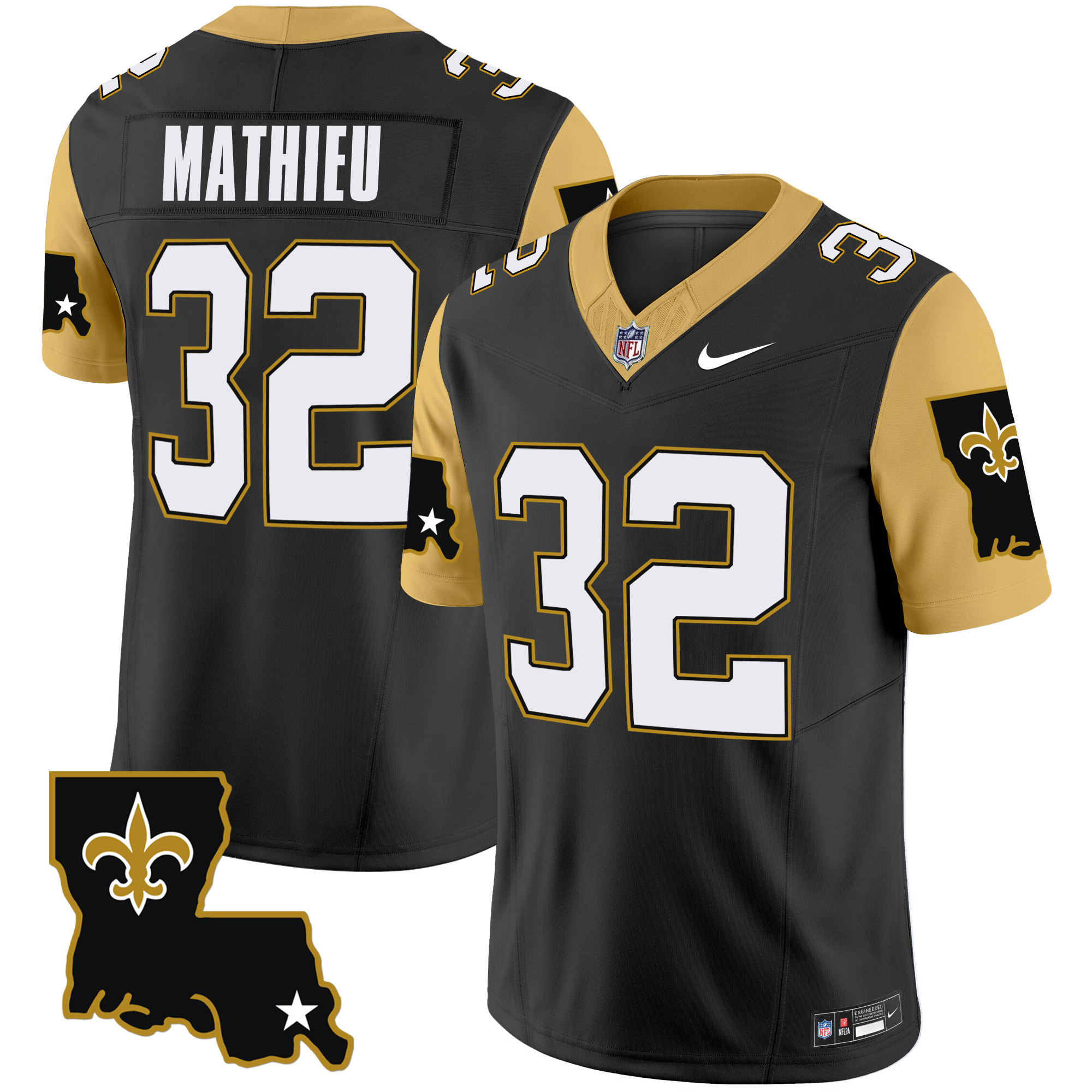 Men's New Orleans Saints 1987 Legacy Vapor Limited Jersey V2 - All Stitched - Image 19