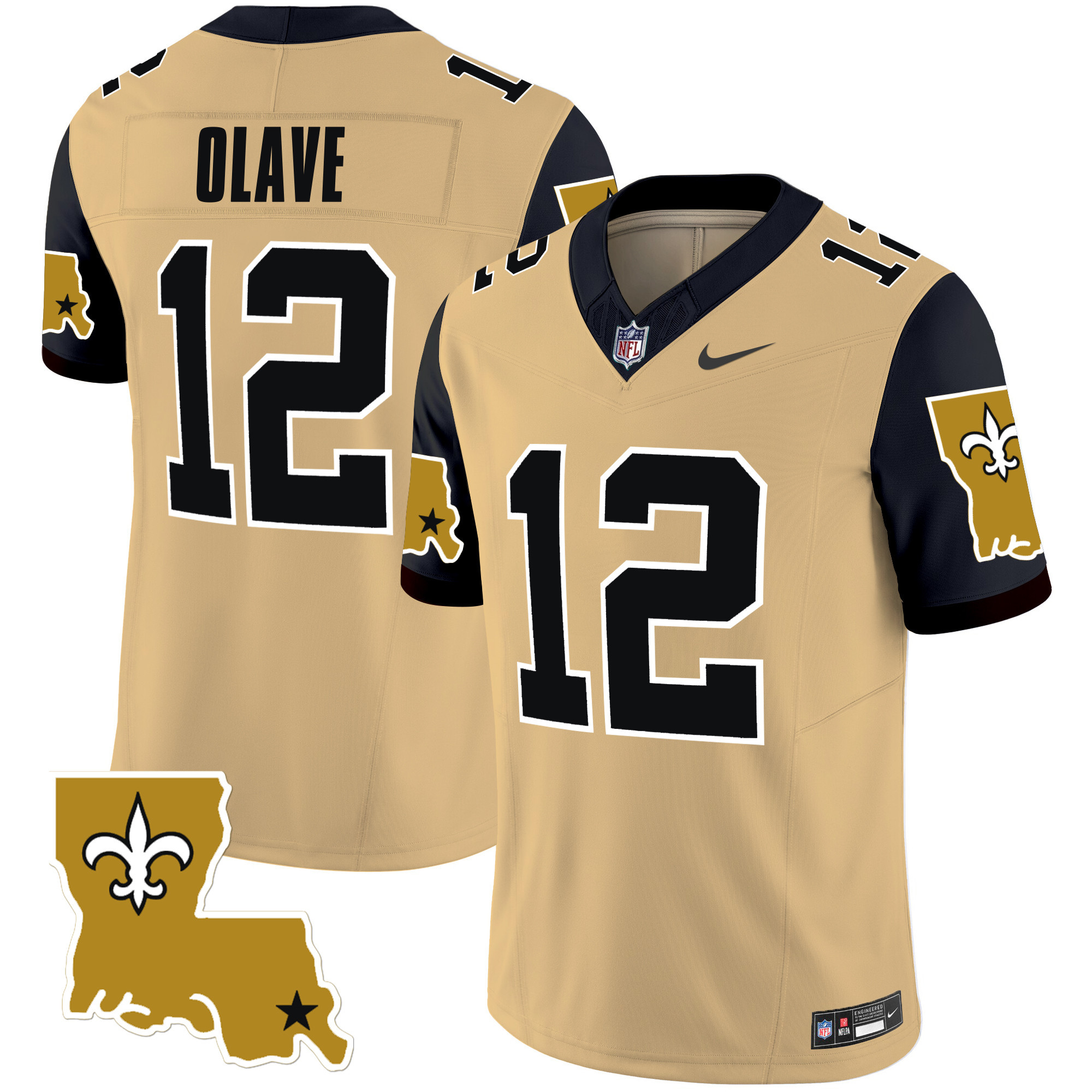 Men's New Orleans Saints 1987 Legacy Vapor Limited Jersey V2 - All Stitched - Image 22