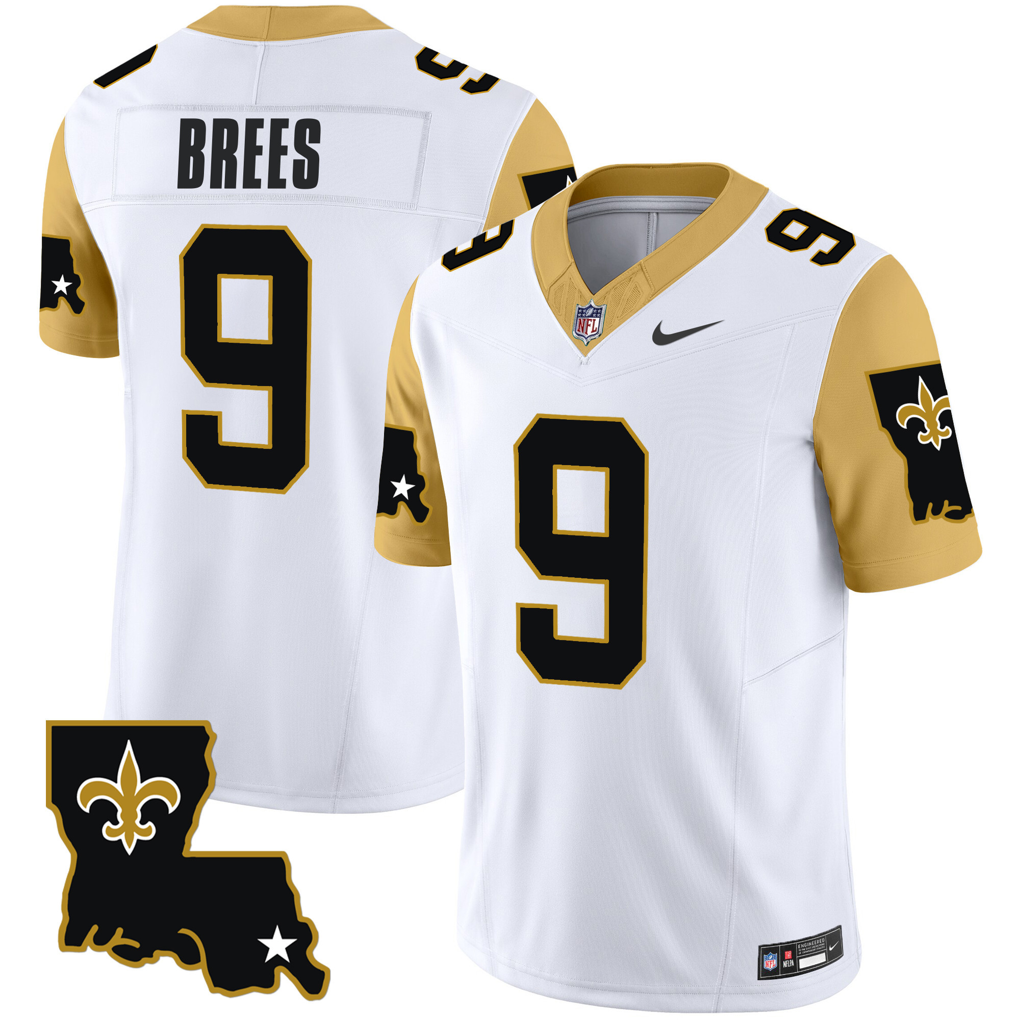 Men's New Orleans Saints 1987 Legacy Vapor Limited Jersey V2 - All Stitched - Image 6