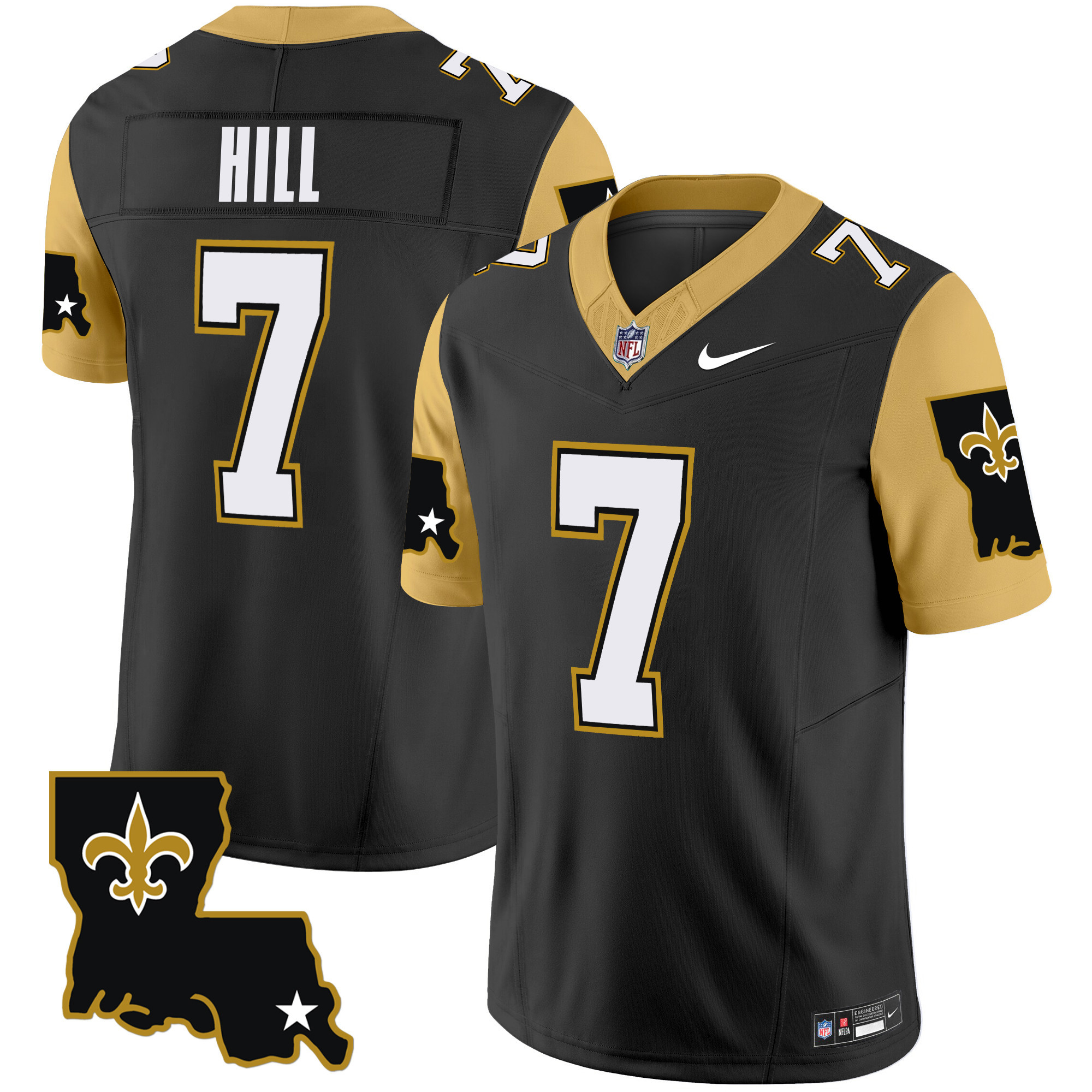 Men's New Orleans Saints 1987 Legacy Vapor Limited Jersey V2 - All Stitched - Image 18