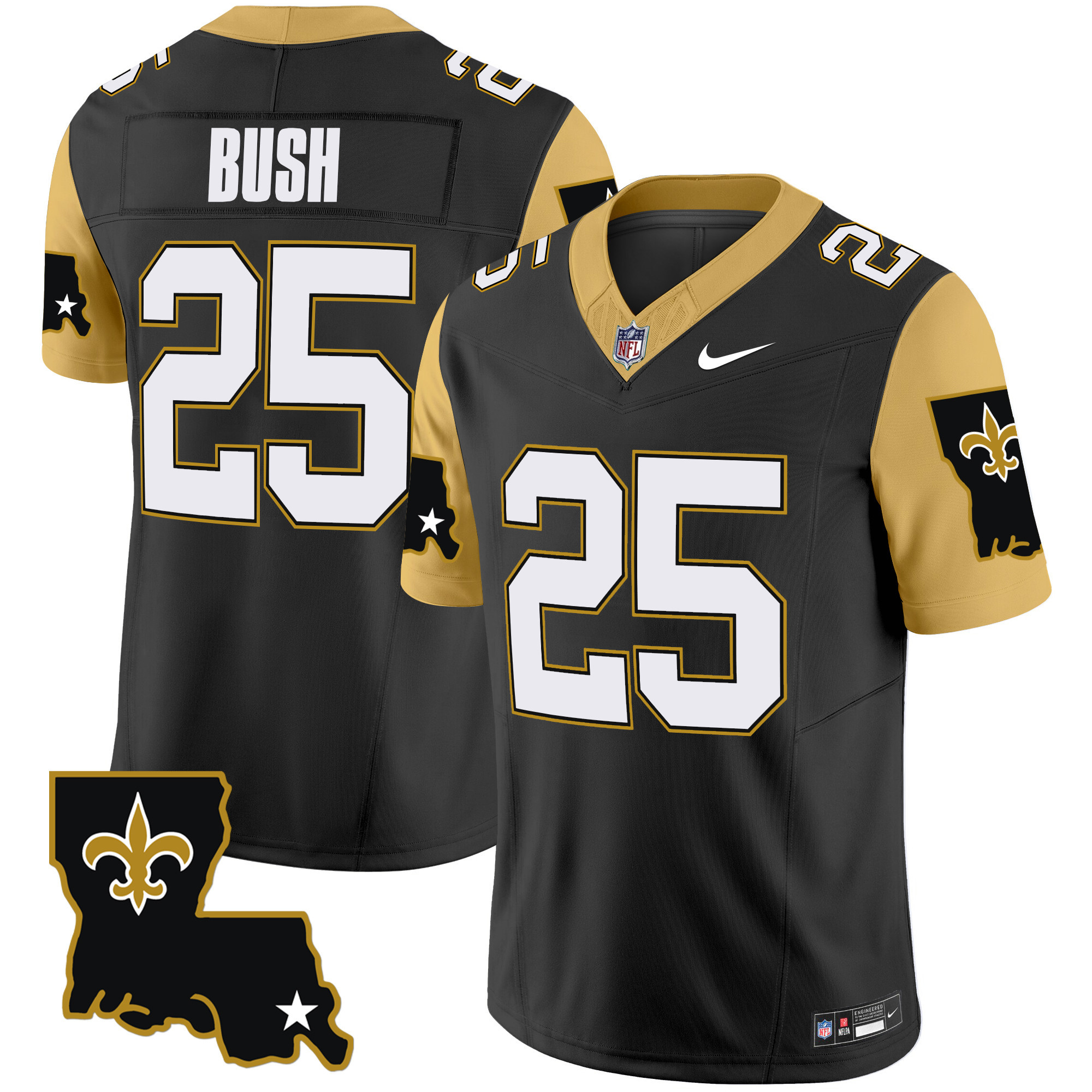 Men's New Orleans Saints 1987 Legacy Vapor Limited Jersey V2 - All Stitched - Image 20