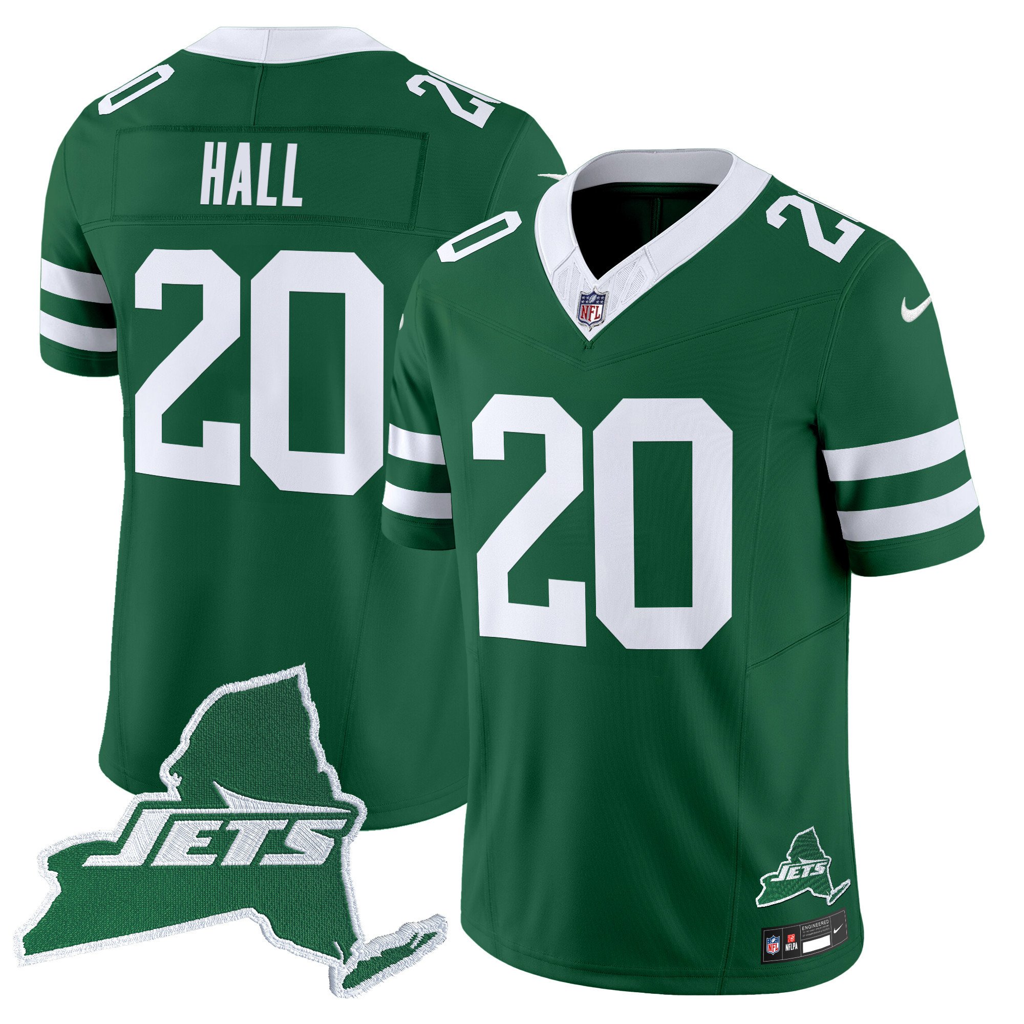 Men's New York Jets Home Patch Vapor Legacy Limited Jersey - All Stitched - Image 24