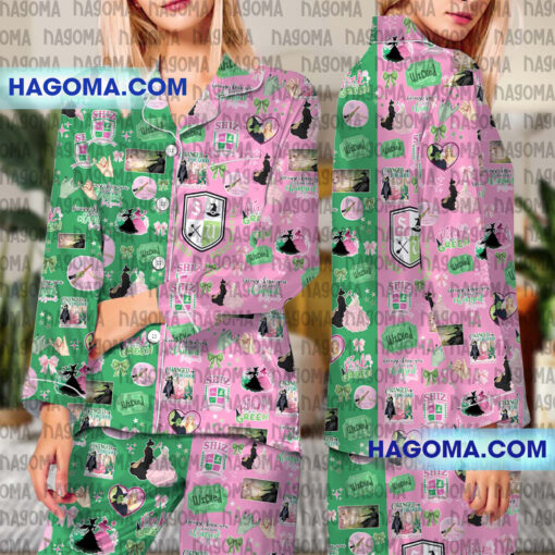 Wicked Changed For Good 2025 Christmas Holidays Satin Pajamas Set - Image 5
