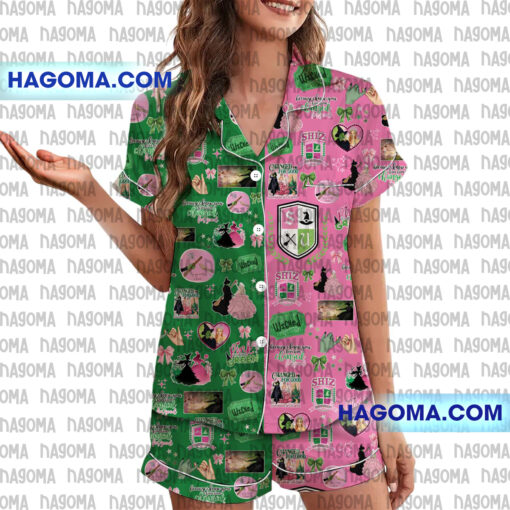 Wicked Changed For Good 2025 Christmas Holidays Satin Pajamas Set - Image 4