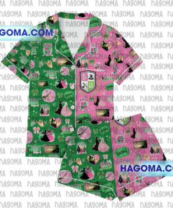 Alternative view of Wicked Changed For Good 2025 Christmas Holidays Satin Pajamas Set