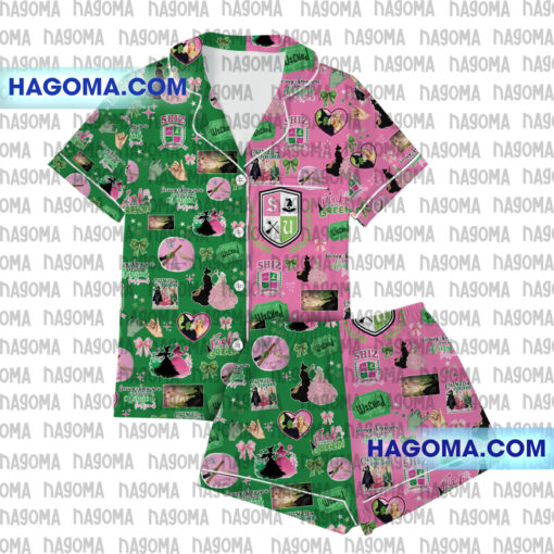 Wicked Changed For Good 2025 Christmas Holidays Satin Pajamas Set - Image 2