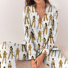 DC3 Vegas Beyonce Print Cowboy Carter Tour Satin Pajamas Set