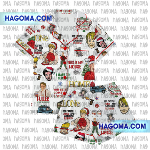 Home Alone Kevin Mccallister Satin Pajamas Set - Image 8