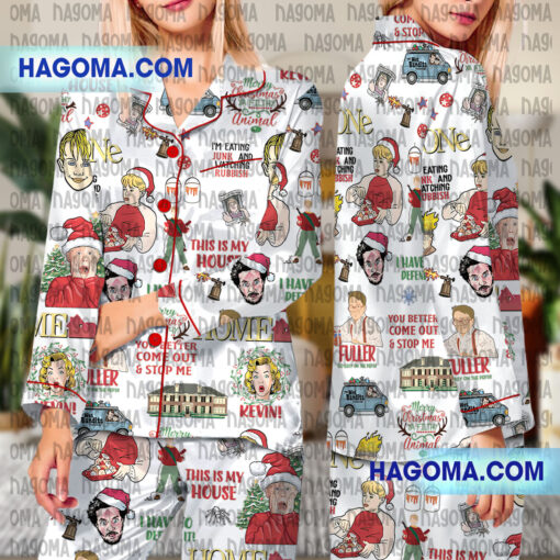 Home Alone Kevin Mccallister Satin Pajamas Set - Image 7