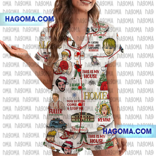 Home Alone Kevin Mccallister Satin Pajamas Set - Image 5