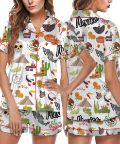 Mexico Satin Pajama Set For Women