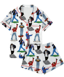 Alternative view of Kendrick Lamar Satin Pajamas Set For Women