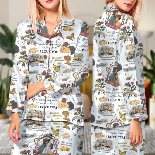 Sam And Olivia Satin Pajamas Set For Women - Image 7