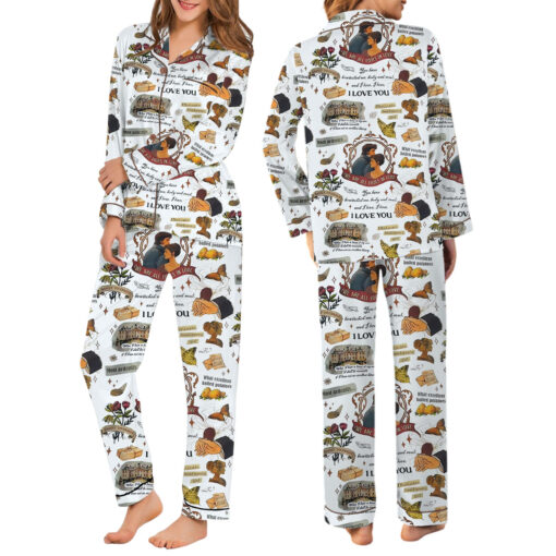 Sam And Olivia Satin Pajamas Set For Women - Image 6