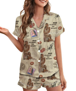 Alternative view of Tate Mcrae Satin Pajamas Set, Tate Mcrae Tour 2025, Tate McRae Think Later World Tour 2025 Satin Pajamas Set