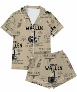 Alternative view of Morgan Wallen "I'm The Problem" Tour 2025 Concert Satin Pajamas Set