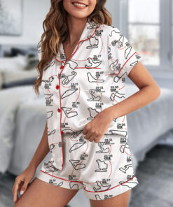 Alternative view of Formula One Racing F1 Satin Pajamas Set For Women