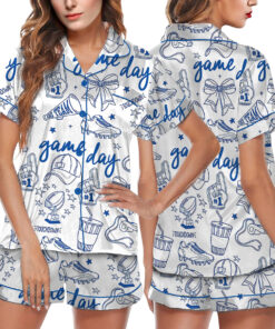 Gameday Loungewear Satin Pajamas Set