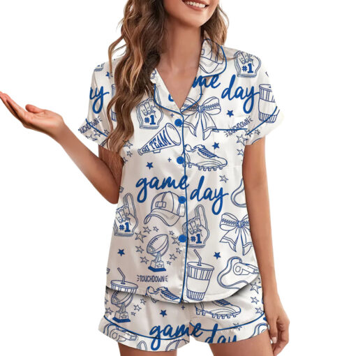 Gameday Loungewear Satin Pajamas Set - Image 4