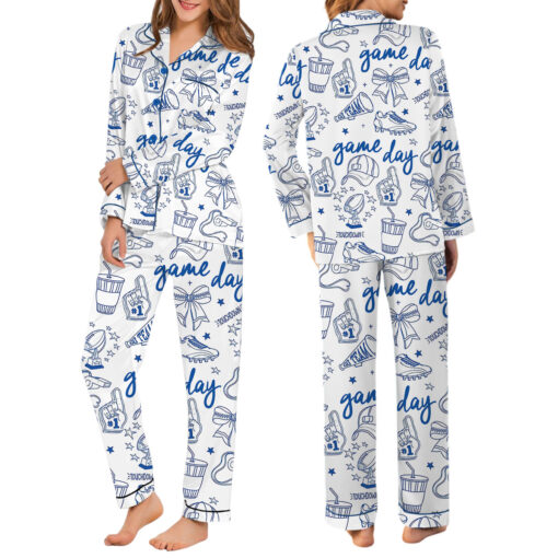 Gameday Loungewear Satin Pajamas Set - Image 6