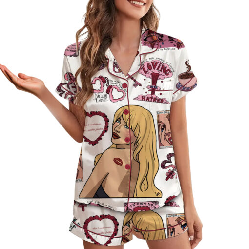 Sabrina Carpenter Satin Pajamas Set - Image 4