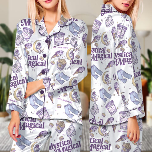 Mystical Magical Satin Pajamas Set - Image 6