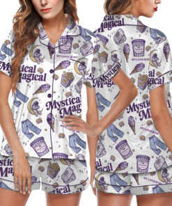 Mystical Magical Satin Pajamas Set