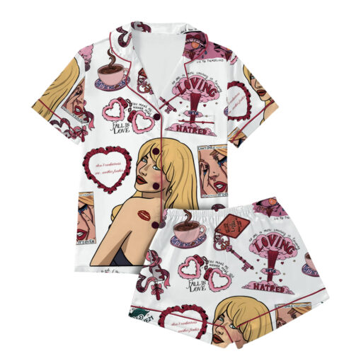 Sabrina Carpenter Satin Pajamas Set - Image 3