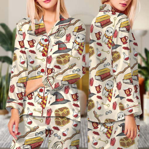 Harry Potter Satin Pajamas For Women - Image 7