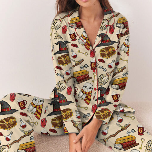 Harry Potter Satin Pajamas For Women - Image 5