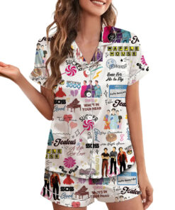 Alternative view of Jonas Brother Satin Pajamas Set For Women