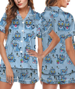 Kpop Demon Hunters Tiger Satin Pajamas Set