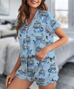 Alternative view of Kpop Demon Hunters Tiger Satin Pajamas Set