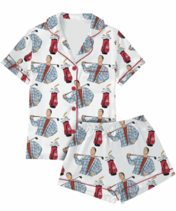 Alternative view of Happy Gilmore Satin Pajamas Set For Women