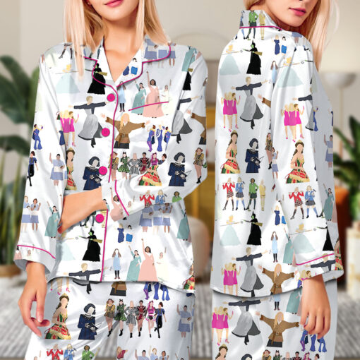 Broadway Musical Character Satin Pajamas Set - Image 5