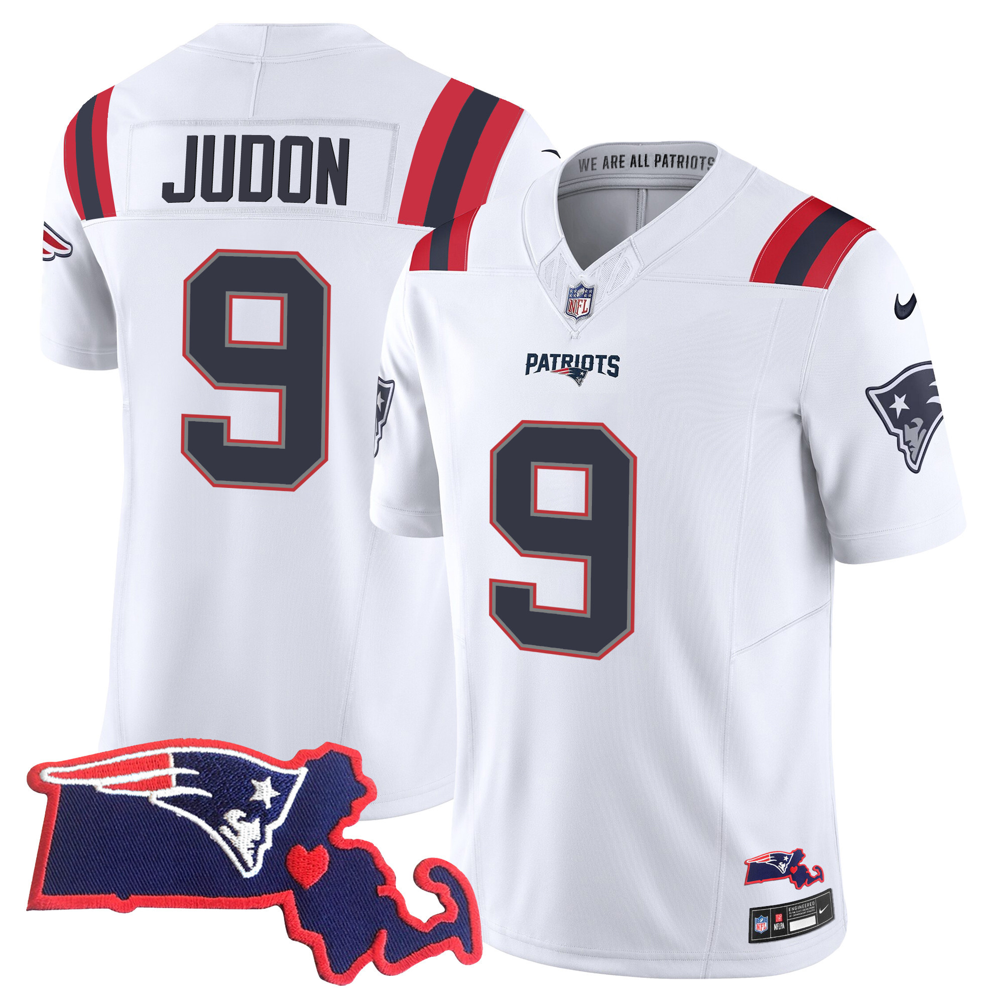 Women's New England Patriots Bill Belichick 6x Champions Vapor Jersey - All Stitched - Image 31
