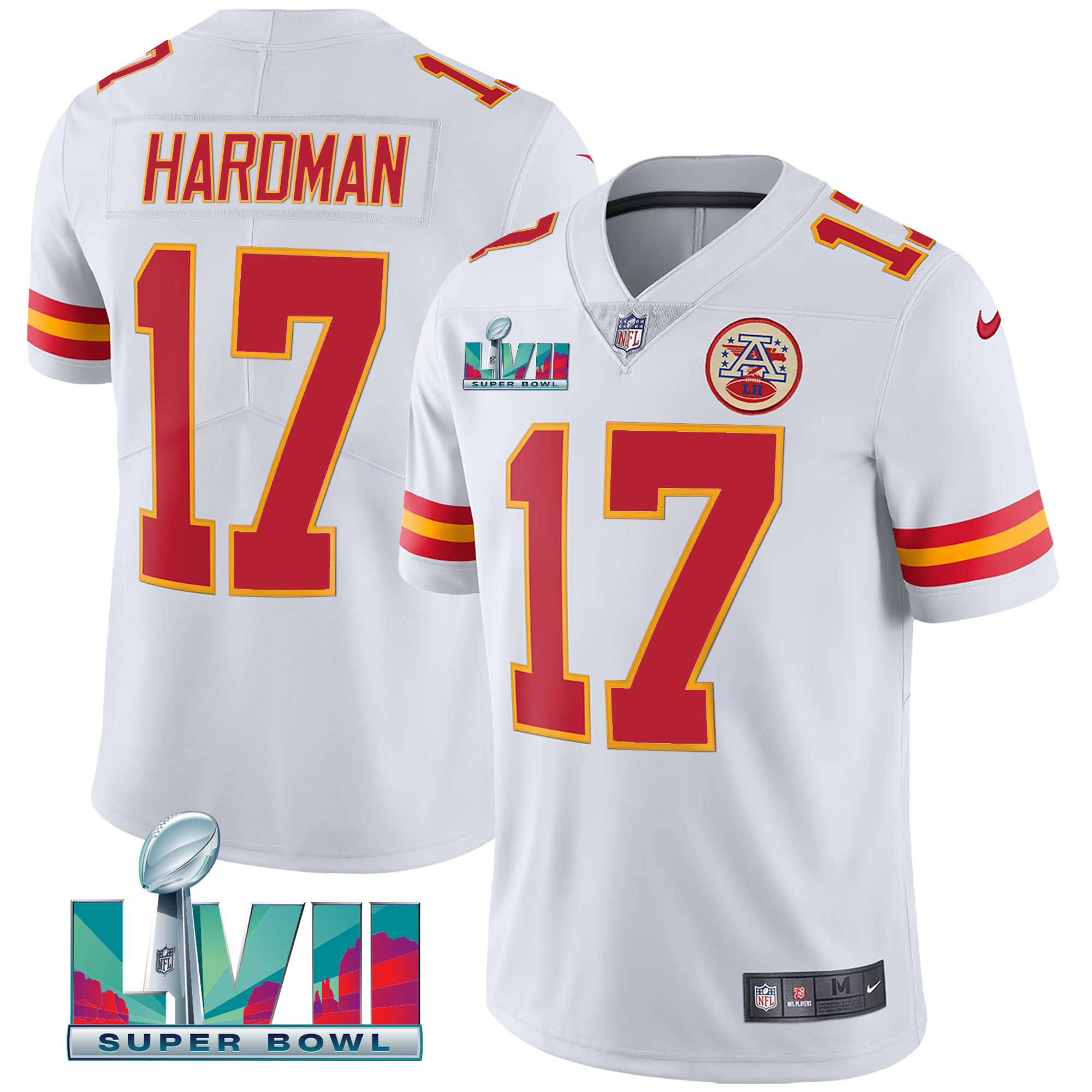 Youth's Kansas City Chiefs Super Bowl LVII Vapor Player Jersey - All Stitched - Image 12