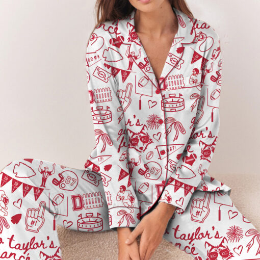 Go 87 Fiance Travis Satin Pajamas Set For Women