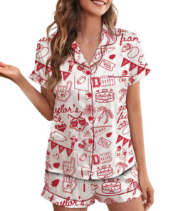 Go 87 Fiance Travis Satin Pajamas Set For Women