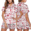 Go 87 Fiance Travis Satin Pajamas Set For Women