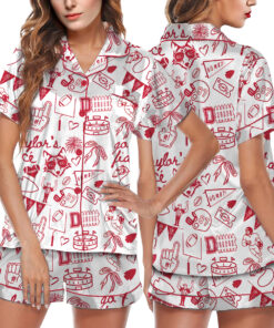 Go 87 Fiance Travis Satin Pajamas Set For Women