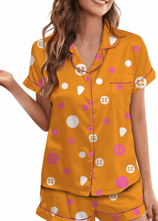 Coraline Movie Satin Pajamas Set