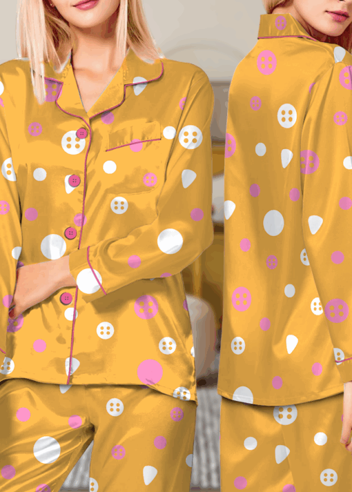 Coraline Movie Satin Pajamas Set