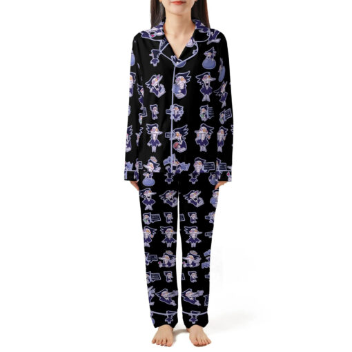 Spamton Pajama Set – Deltarune-Inspired Sleepwear | Funny Chibi Print Lounge Set for Fans - Image 3